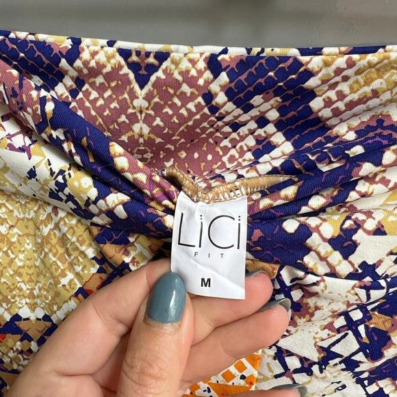 Lici Fit Chakra Multicolor Snake Sportsbra Leggings Matching Workout Set - Picture 10 of 10